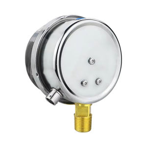 أدوات قياس الضغط المستخدمة على نطاق واسع مليئة بالسائل 4 "304ss مقياس ضغط الاتصال الكهربائي مع مفتاح قابل للتعديل - Product Image 6