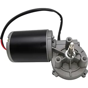 Personalización del fabricante 12V 24V 60 RPM Motor de apertura de puerta motores de engranaje helicoidal de CC para puerta de garaje