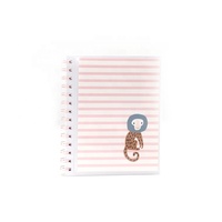 Carnets d'exercices classiques pour le campus, avec reliure spirale double anneau, en papier offset imprimé – Cadeau promotionnel