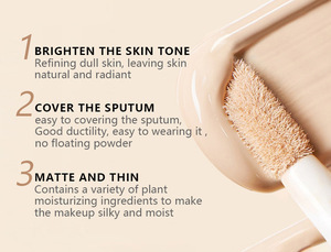 <span class=keywords><strong>Correcteur</strong></span> de <span class=keywords><strong>cernes</strong></span> liquide minéral à couvrance totale longue durée, crème, naturel, unisexe, tous types de peau - Product Image 2
