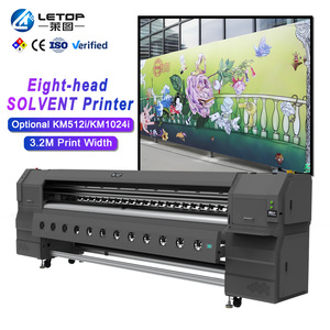 Imprimante grand format à solvant LETOP Factory 3200MM Konica 5l2i 1024i 8 têtes 3.2M Flex Banner 4 couleurs - Product Image 1