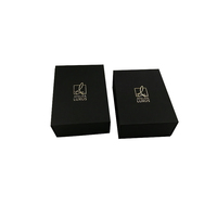 Boîte d'emballage pour parfum en carton noir solide, flacon de 30 ml