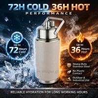 Jarra de Agua Aislada de Acero Inoxidable Personalizada de 128 oz, Contenedor de Bebidas al por Mayor, Proveedor de Contenedores de Hidratación OEM ODM, Marca Privada