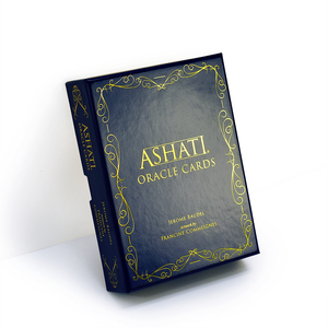 Jeu de cartes Oracle personnalisé avec impression couleur intégrale, papier artistique, bord doré, 36 cartes, avec boîte rigide en deux parties pour les lecteurs de Tarot - Product Image 2