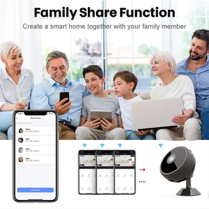 Cámara WiFi Inalámbrica Remota HD 1080p Cámaras de Seguridad para el Hogar en Tiempo Real Grabadora de Voz Grabación en Bucle Detección de Movimiento - Product Image 4