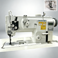 Machine à coudre industrielle à aiguille simple et triple alimentation de haute qualité pour la fabrication de produits en cuir, de sacs de canapé et d'intérieurs de voitures