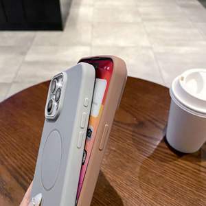 Coque magnétique fine effet peau pour iPhone 16 Pro Max, coque souple en TPU mat antichoc pour iPhone 17 Pro - Product Image 4