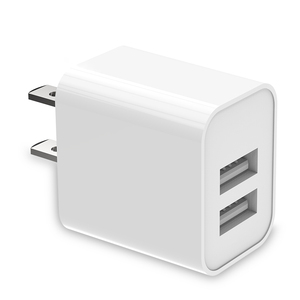 ที่ชาร์จโทรศัพท์2.1A 5V พอร์ตคู่ที่ชาร์จ USB แบบปกติที่เสียบปลั๊กแบบ US สำหรับมือถือ - Product Image 2