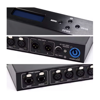 NOUVEAU Extenseur Réseau Artnet DMX 3/5 Broches 8 Voies Sortie 8x512 4096 Canaux pour Contrôleur d'Éclairage Scène DJ Nœud Artnet vers DMX