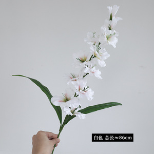 Jarrey Faux Floral unique branche soie artificielle glaïeul épée fleurs de lys pour la maison <span class=keywords><strong>d</strong></span>écor de Table accessoires de photographie de mariage - Product Image 2