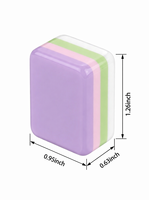 Ensemble Mahjong américain vert lilas de luxe personnalisé 4 couches acrylique support Sandwich Chinoiserie gingembre pot vents topiaire Jokers ensemble
