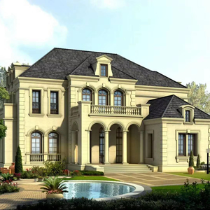 Tòa nhà chung cư ba tầng phong cách đúc sẵn Kết cấu thép nặng xây dựng nhà tiền chế - Product Image 1