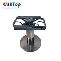 WELLTOP Factory - Quincaillerie de meubles à bas prix - Glissières 360° °   Mécanisme de table à manger rotative et extensible avec base pivotante relevable