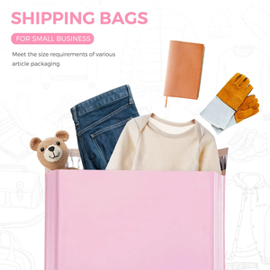 <b>White</b> Self-Adhesive PE Mailer <b>Envelopes</b> - Waterproof Tear-Proof Puncture-Resistant Shipping Bags with Reinforced Sea - Product Image 3