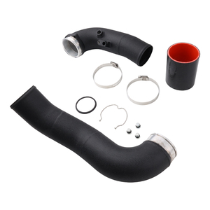 ท่อชาร์จอลูมิเนียม CNC แบบไหลสูง SLE สำหรับ BMW M5 F10 M6 F12 F13 4.4T V8 AIM107-BK - Product Image 2