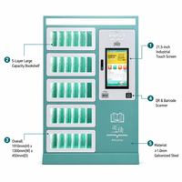 Meubles de bibliothèque HAUMR : Casier intelligent, Armoire de livraison à distance, Étagère ouverte, Distributeur de livres intelligent, Kiosque RFID