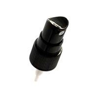 Pompa Atomizer plastik hitam 24mm untuk kosmetik Makeup & parfum besi jenis logam tutup botol tutup & penutup