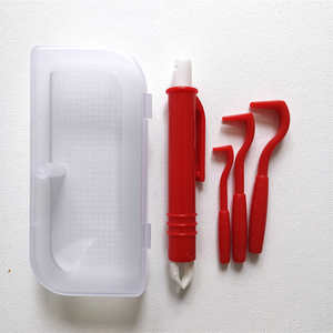 Productos de aseo para mascotas, pinzas para garrapatas con forma de bolígrafo, juego de pulgas para mascotas, perro, cachorro, gato, eliminador de garrapatas de ácaros - Product Image 4