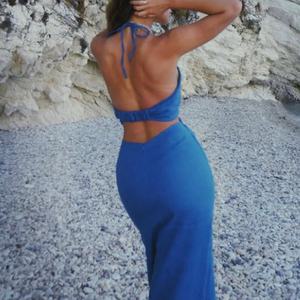 Nuevo Vestido Maxi de Lino y Algodón para Mujer, Sexy, con Tirantes Finos, Cintura Baja, Estilo Vintage, Ecológico, para la Playa - Product Image 2