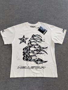 T-shirt da uomo in puro cotone vintage a maniche corte traspirante, stile europeo americano, lavaggio effetto invecchiato, di marca di moda - Product Image 1