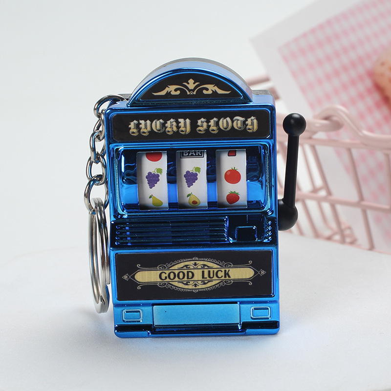 Portable Lucky Jackpot Vintage Fruit Slot Machine Antistress Toy