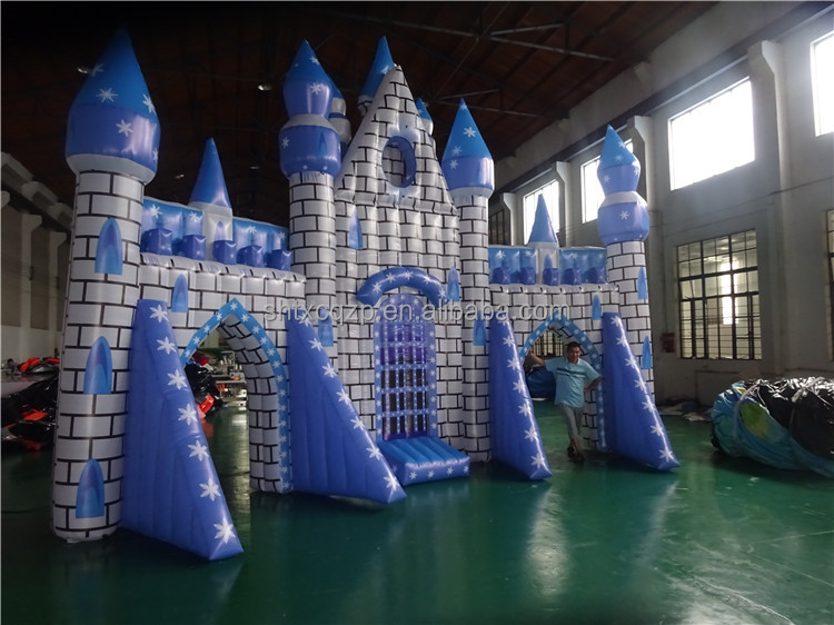 Château gonflable Commercial d'arc, tente gonflable pour le plaisir, la publicité en vente