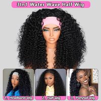 Perruques mi-longues bouclées birmanes en cheveux humains HD Remy, 8-20 pouces, prêtes à être expédiées, lot en stock, ondulations naturelles, faciles à porter, sans colle