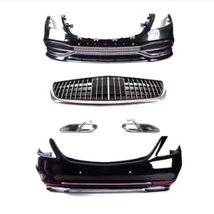Kit de Carrocería para Mercedes-Benz Clase S W222 S63 <span class=keywords><strong>Maybach</strong></span> <span class=keywords><strong>S65</strong></span> Parachoques S450 Incluye Rejilla y Espejos Laterales - Modificación/Actualización - Product Image 1
