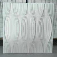 Panneau décoratif 3d en plastique pvc, d'intérieur moderne, ignifuge, livraison gratuite, 10 pièces