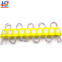 Module LED Haute Luminosité 12V 2.4W - Blanc Chaud Jaune Multicolore IP67 Éclairage Uniforme pour Lettres Lumineuses