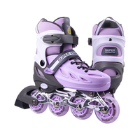 Chaussures de patins à roues alignées de taille réglable Chaussures de patins à roues alignées à roulettes en PP à coque dure de haute qualité Vente en gros