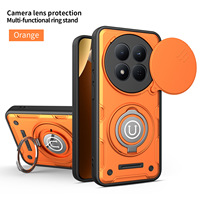 Étui de téléphone élégant en acrylique compatible avec Redmi Note 15 Pro Plus, support magnétique rotatif, résistant aux chutes