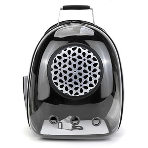 New Portable and Breathable <b>Cat</b> and Dog Small Pet <b>Backpack</b> with Three Outlets for Outdoor Travel - Product Image 2