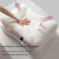 Coussin de sommeil profond à mémoire de forme, soutien cervical, aide au sommeil, design intégral doux pour la tête, pour adultes, usage domestique, paire de supports cervicaux