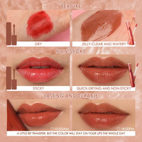 Duoduo DFA208 Vendeurs en gros Gloss à lèvres liquide de luxe Charms Base Shiny Glitter Lipgloss Custom Lady's Beauty Cosmetics Makeup
