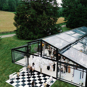 Tentes de mariage en PVC blanc 10x15 10x20 10x30 10x40 10x50 20x30, chapiteau de réception, tente de fête pour <span class=keywords><strong>50</strong></span> 100 300 500 <span class=keywords><strong>personnes</strong></span> - Product Image 3