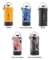 Douche de camping portable 20L, sac de stockage d'eau extérieur, filtre de douche, réservoir de chauffe-eau, produits de toilette avec tuyau