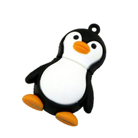 GJUS23-disco en U con dibujos de animales, memoria Flash de pingüino, 128gb, 64gb, 32gb, 16gb