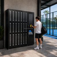 Casiers intelligents à paiement sans contact pour la location de raquettes de tennis, de ballons de football et de ballons de basket, casiers intelligents personnalisables avec API SDK