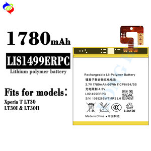 Lithium ion Lithium Polymer Pin lis1499erpc 1780mAh 3.85V cho Sony Ericson <span class=keywords><strong>Xperia</strong></span> <span class=keywords><strong>Xperia</strong></span> <span class=keywords><strong>T</strong></span> lt30h LT30 Pin điện thoại di động - Product Image 1