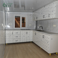 Case Modulari Antiuragano, Casa Container Espandibile 40ft CE SAA UL, Case Prefabbricate, Villa Moderna 5 Camere da Letto Personalizzabile