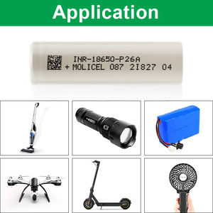 Batterie lithium-ion rechargeable originale 3.7V Molicel <span class=keywords><strong>INR</strong></span> <span class=keywords><strong>18650</strong></span> P26A 2600mAh 35A <span class=keywords><strong>18650</strong></span> molicell authentique <span class=keywords><strong>INR</strong></span>-<span class=keywords><strong>18650</strong></span>-P26A - Product Image 5