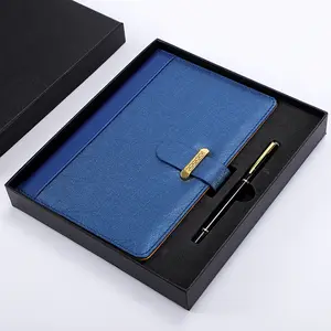 Libreta elegante <span class=keywords><strong>de</strong></span> cuero <span class=keywords><strong>de</strong></span> tapa dura con hebilla personalizada al por mayor Bloc <span class=keywords><strong>de</strong></span> notas diario <span class=keywords><strong>de</strong></span> autocuidado - Product Image 3