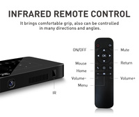 Projecteur vidéo intelligent portable DLP Android 3D FLYIN P10-II Mini 4K Wi-Fi-Laser avec lampe LED intégrée, haut-parleurs intégrés, format de poche