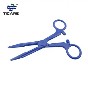 TICARE disposable plastic surgical hemostat Instruments Clamp blue green ticare plastic the basis of surgical class i