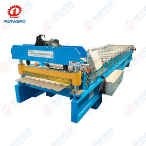 FORWARD R70/R101 루핑 시트 성형 기계 타일 금속 IBR 시트 지붕 패널 롤 성형 기계 생산 라인 - Product Image 4
