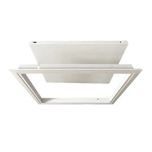 Diseño moderno Perfil de aluminio Paneles de yeso Techo acústico Panel DE ACCESO Rectángulo Impermeable Ignífugo Insonorizado Aislamiento térmico - Product Image 5