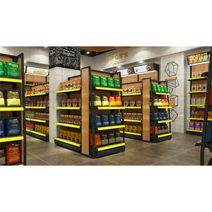 Supermarket Gondola <span class=keywords><strong>Grocery</strong></span> Store Display Racks, Racks For Store Display - Product Image 2