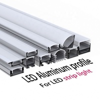 Profilé LED en aluminium 1M 2M 3M pour éclairage extérieur, profilé super fin 6 mm encastré, profilé LED en aluminium