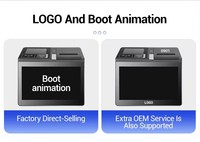 Promo Panas Mesin Kasir Layar Sentuh Sistem POS 11.6 Inci NFC QR Payment IPS dengan Printer Thermal Terintegrasi 58/80mm